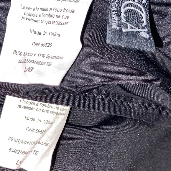 Becca black bikini swimsuit size large - Picture 4 of 4
